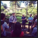 Knight Fellowship Director Jim Bettinger gives his tour of the Stanford campus.
