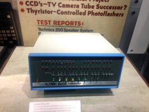 The Altair 8800 - Bill Gates and Paul Allen wrote the programming language for it, Altair Basic.