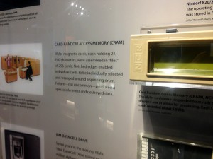 Expected to see more of NCR in this exhibit, my old employer. They invented the cash register, moved into computers, storage, services.