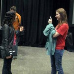 Ashley Hebler, now a junior Web developer at Volusion, gets an interview after a Web design panel at SXSW 2012.
