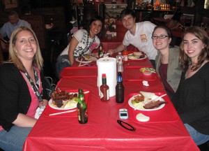 This is one for the books. Jon, Maira, Mairin, Kristin and I celebrating with some bbq at SXSW 2009.
