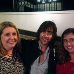 My sister Judy and I snap a late-night photo with Rhett Miller of Old 97's.