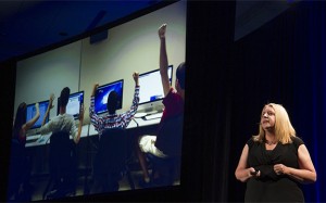 Love this shot, during my presentation, with TXST students having an "a-ha moment."